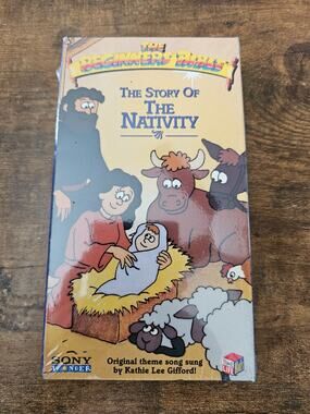 The Beginners Bible VHS Tape The Story Of The Nativity Christmas Religious